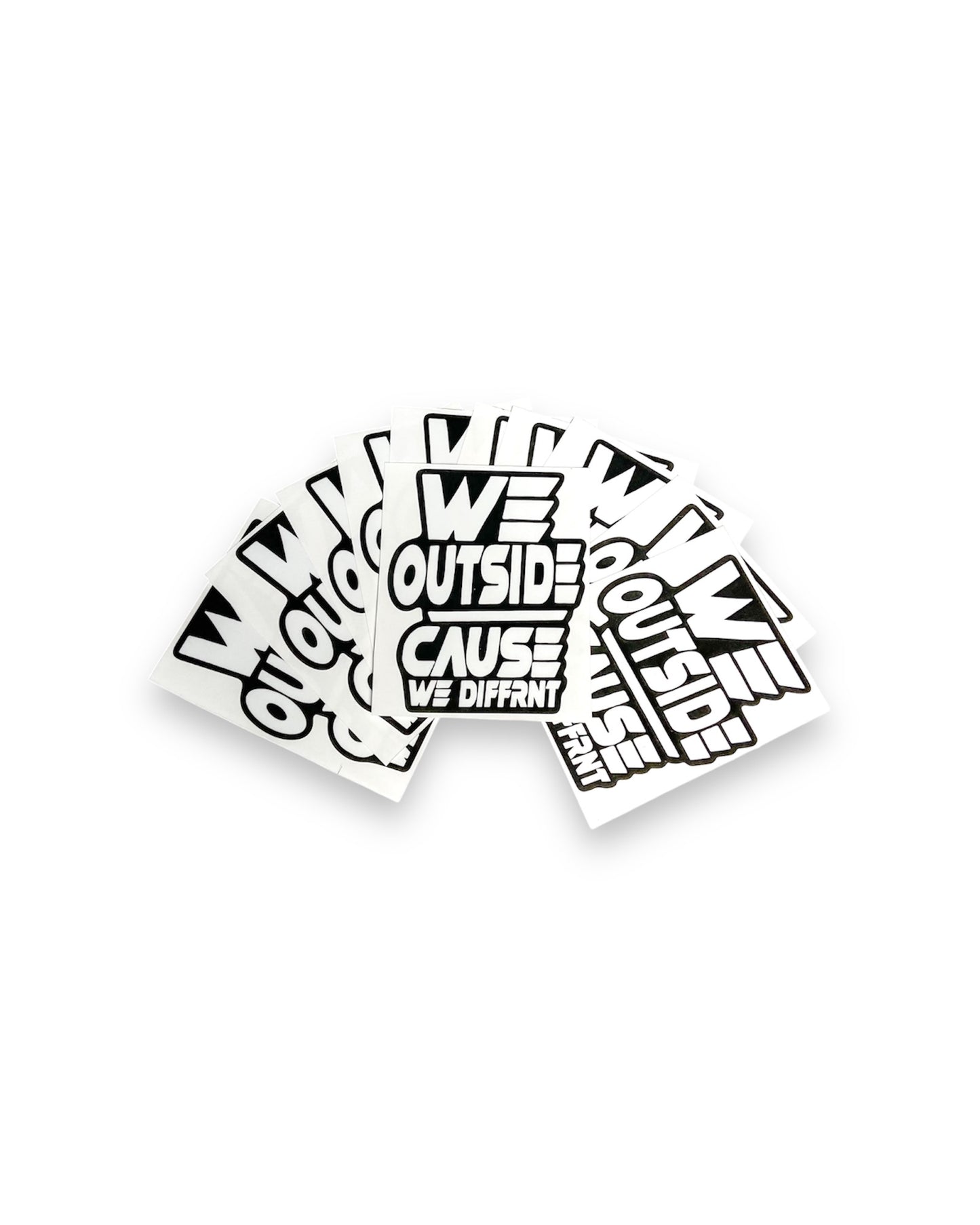 W.OS STICKER - White