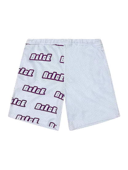 Moto V1 Mesh Shorts - White