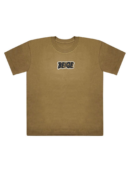 PEBBLE GUY TEE - Tan