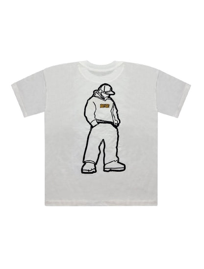 PEBBLE GUY TEE - White