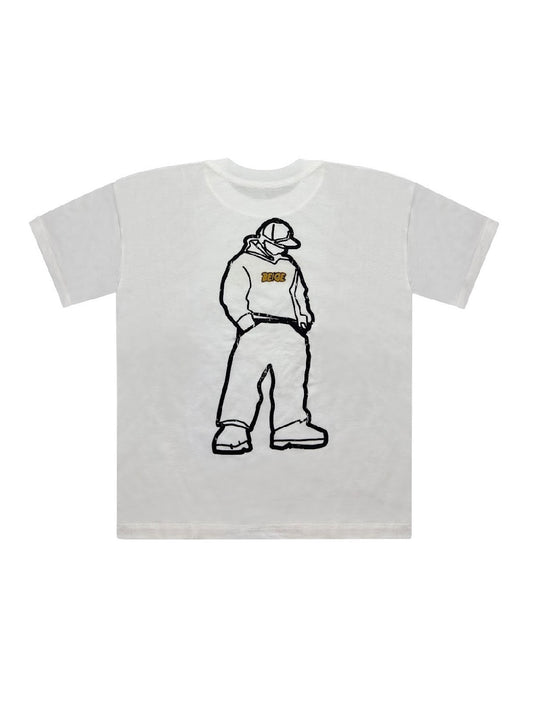 PEBBLE GUY TEE - White