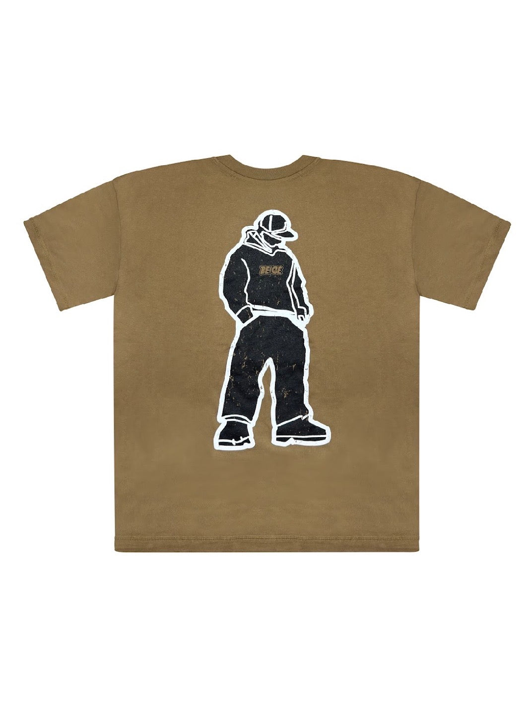 PEBBLE GUY TEE - Tan