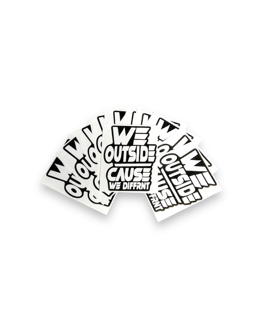 W.OS STICKER - White