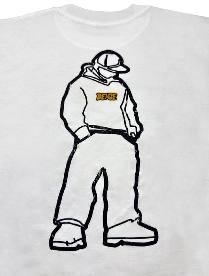 PEBBLE GUY TEE - White
